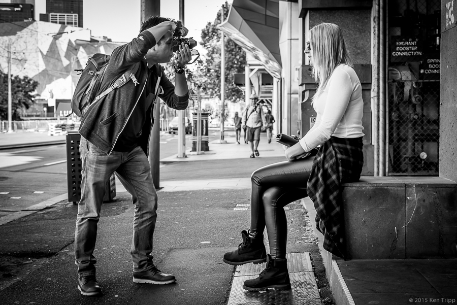Photographer at work